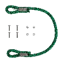 HC650R-B2-45-Kinisi-Rope-Bridge-45cm-2-Eye-Dark-Green.webp