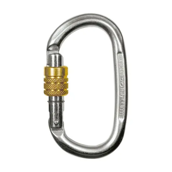 [H-287-SG] Mousqueton acier à vis PILLAR STEEL SG (VIROLE) - CT Climbing